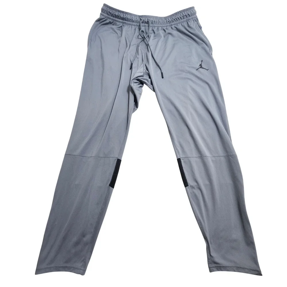Jordan Jogger Pants Men 2XL Grey Black CZ4790-084 Athletic Jumpman Ankle Zip